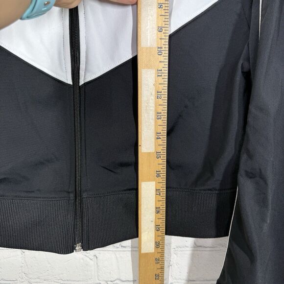 Nike Track Crop Jacket Women's Large Performance Logo Colorblock Running Walking - Picture 9 of 10